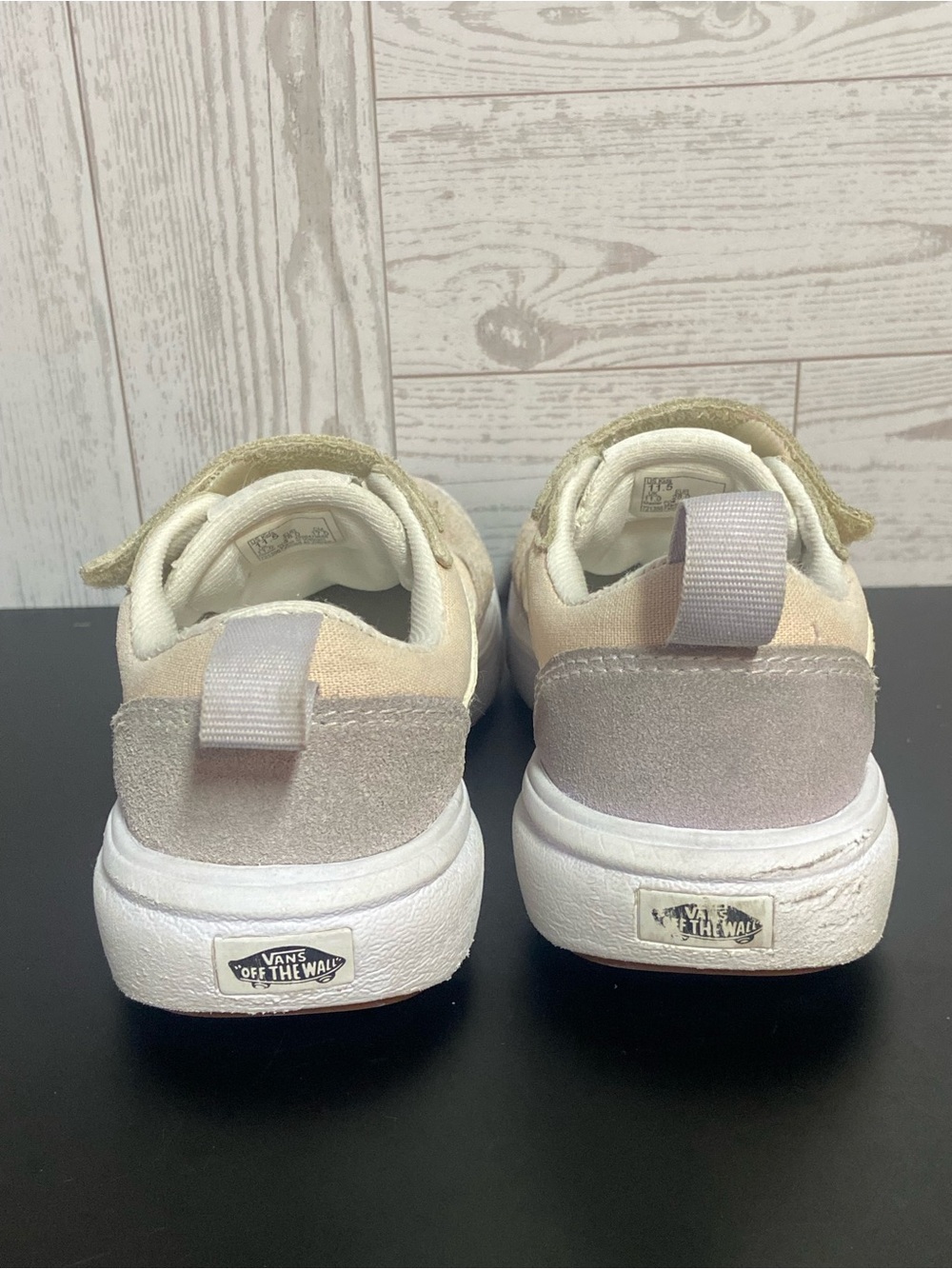 Bundle 2 Pairs Vans Kids Sneakers Pink & Cream UltraRange Size 11/11.5 Toddler - Picture 13 of 16